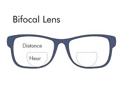 bifocal lense white glass SPH